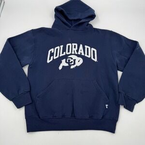 Colorado Buffaloes NCAA‎ Russell Athletic Hoodie Sweatshirt Men's Small